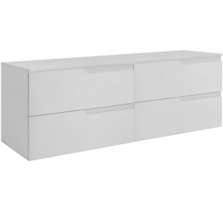 MODERN biely W160DW závesná skrinka pod umývadlo 160 cm