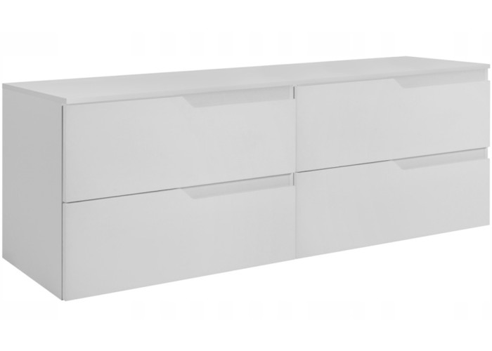 MODERN biely W160DW závesná skrinka pod umývadlo 160 cm