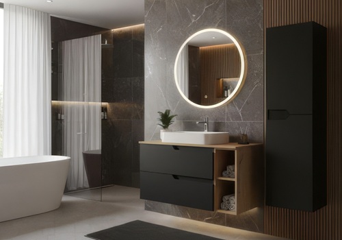 Kúpeľňový nábytok MODERN čierny