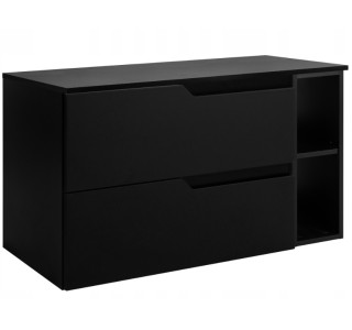 MODERN čierny B100DB závesná skrinka pod umývadlo 100 cm