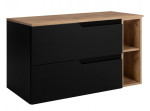 MODERN čierny B100DC závesná skrinka pod umývadlo 100 cm MODERN čierny B100DC závesná skrinka pod umývadlo 100 cm
