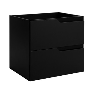 MODERN čierny B60 závesná skrinka pod umývadlo 60 cm