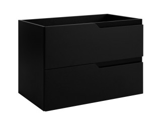 MODERN čierny B80 závesná skrinka pod umývadlo 80 cm