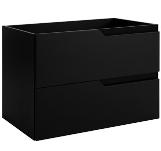 MODERN čierny B80 závesná skrinka pod umývadlo 80 cm