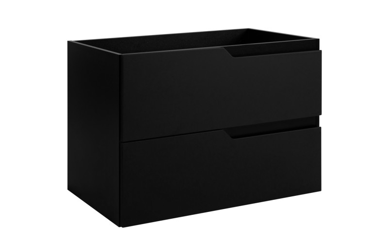 MODERN čierny B80 závesná skrinka pod umývadlo 80 cm MODERN čierny B80 závesná skrinka pod umývadlo 80 cm