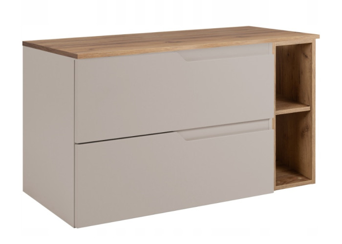 MODERN kašmír K100DC závesná skrinka pod umývadlo 100 cm