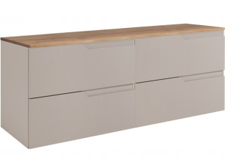 MODERN kašmír K120DC závesná skrinka pod umývadlo 120 cm