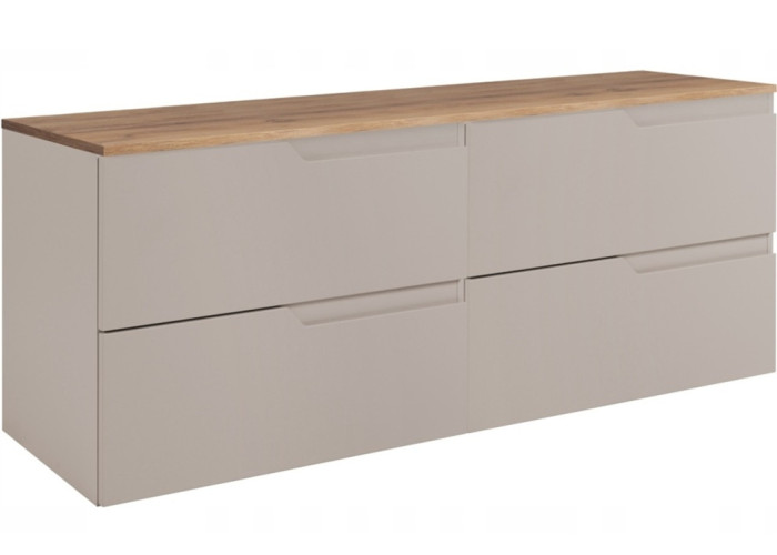 MODERN kašmír K120DC závesná skrinka pod umývadlo 120 cm