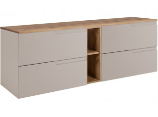 MODERN kašmír K140DC závesná skrinka pod umývadlo 140 cm