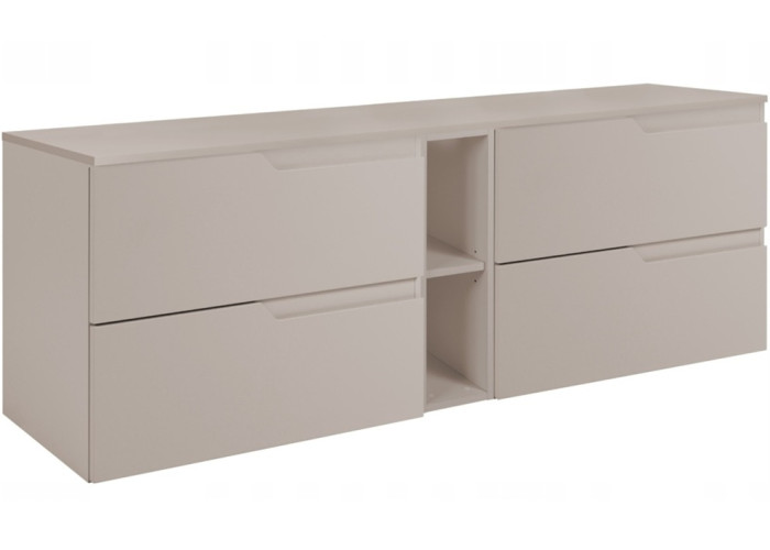 MODERN kašmír K140DK závesná skrinka pod umývadlo 140 cm