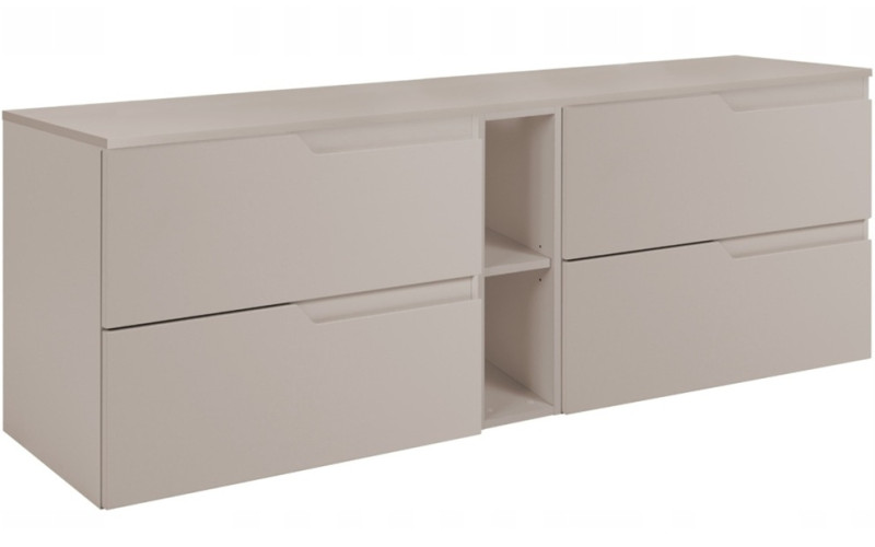 MODERN kašmír K140DK závesná skrinka pod umývadlo 140 cm MODERN kašmír K140DK závesná skrinka pod umývadlo 140 cm