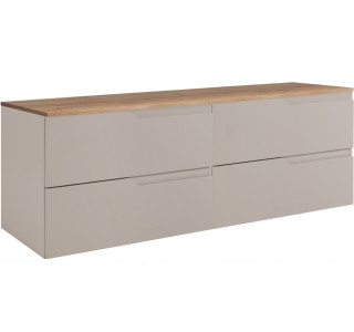 MODERN kašmír K160DC závesná skrinka pod umývadlo 160 cm