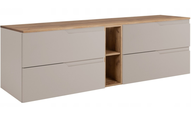 MODERN kašmír K180DC závesná skrinka pod umývadlo 180 cm MODERN kašmír K180DC závesná skrinka pod umývadlo 180 cm