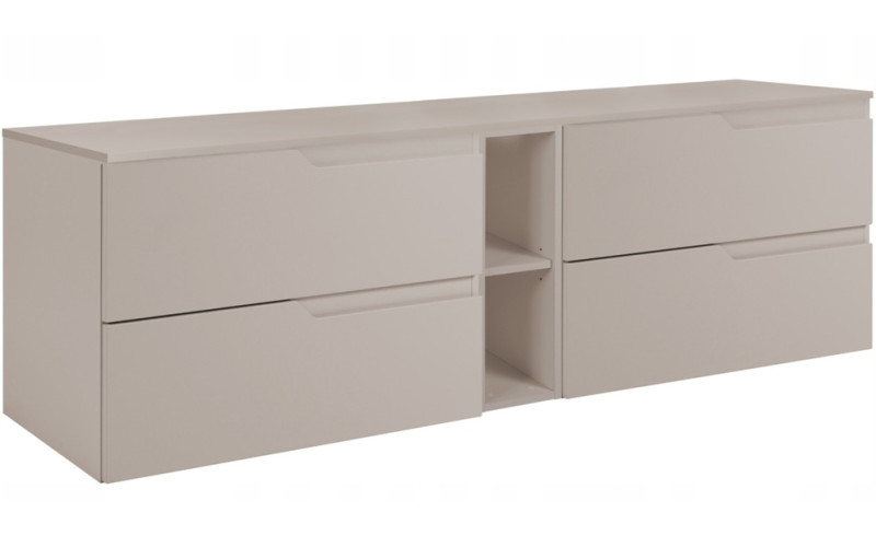 MODERN kašmír K180DK závesná skrinka pod umývadlo 180 cm MODERN kašmír K180DK závesná skrinka pod umývadlo 180 cm