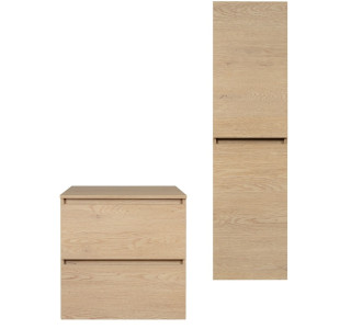 SIMPLE dub svetlý Z01, kúpeľňová zostava