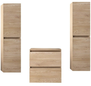 SIMPLE dub svetlý Z02, kúpeľňová zostava