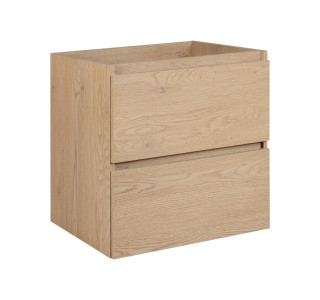 SIMPLE dub svetlý D60 závesná skrinka pod umývadlo 60 cm