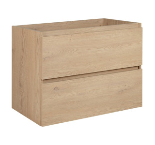 SIMPLE dub svetlý D80 závesná skrinka pod umývadlo 80 cm