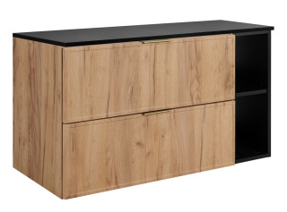 SLIM dub craft zlatý C100DB závesná skrinka pod umývadlo 100 cm