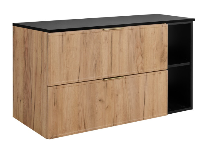 SLIM dub craft zlatý C100DB závesná skrinka pod umývadlo 100 cm