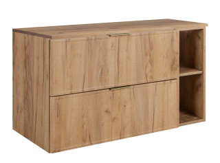 SLIM dub craft zlatý C100DC závesná skrinka pod umývadlo 100 cm