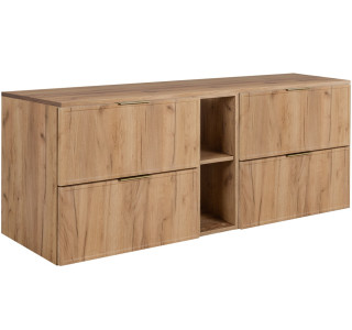 SLIM dub craft zlatý C180DC závesná skrinka pod umývadlo 180 cm