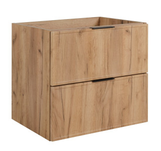 SLIM dub craft zlatý C60 závesná skrinka pod umývadlo 60 cm