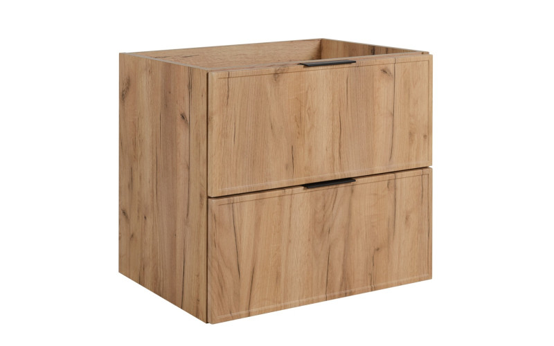 SLIM dub craft zlatý C60 závesná skrinka pod umývadlo 60 cm