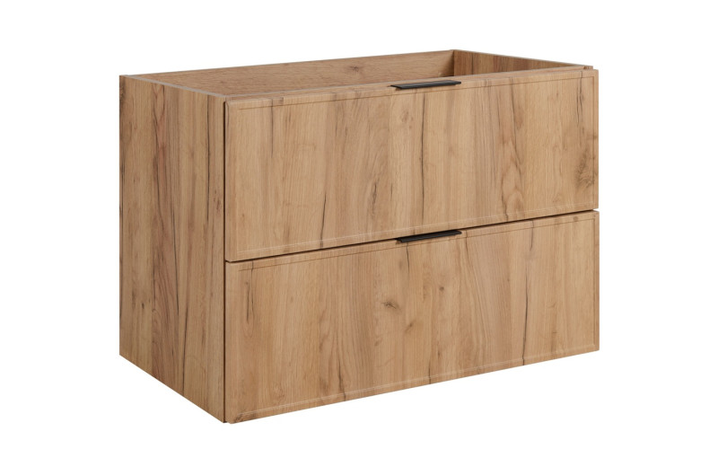 SLIM dub craft zlatý C80 závesná skrinka pod umývadlo 80 cm