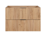SLIM dub craft zlatý C80 závesná skrinka pod umývadlo 80 cm