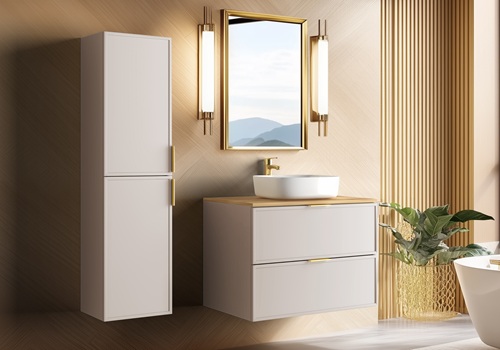 Kúpeľňový nábytok SLIM kašmír