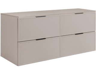 SLIM kašmír K120DK závesná skrinka pod umývadlo 120 cm