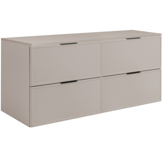 SLIM kašmír K120DK závesná skrinka pod umývadlo 120 cm