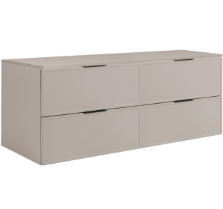 SLIM kašmír K160DK závesná skrinka pod umývadlo 160 cm