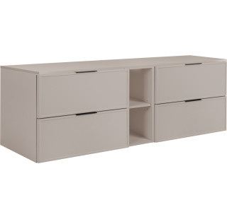 SLIM kašmír K180DK závesná skrinka pod umývadlo 180 cm