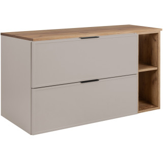 SLIM kašmír K100DC závesná skrinka pod umývadlo 100 cm