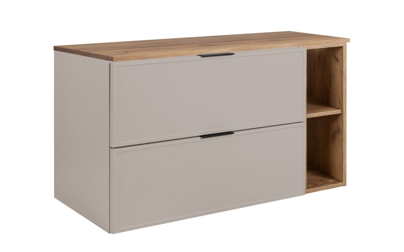 SLIM kašmír K100DC závesná skrinka pod umývadlo 100 cm