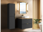 SLIM tmavosivá G140DC závesná skrinka pod umývadlo 140 cm SLIM tmavosivá G140DC závesná skrinka pod umývadlo 140 cm