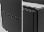 SLIM tmavosivá G140DC závesná skrinka pod umývadlo 140 cm SLIM tmavosivá G140DC závesná skrinka pod umývadlo 140 cm