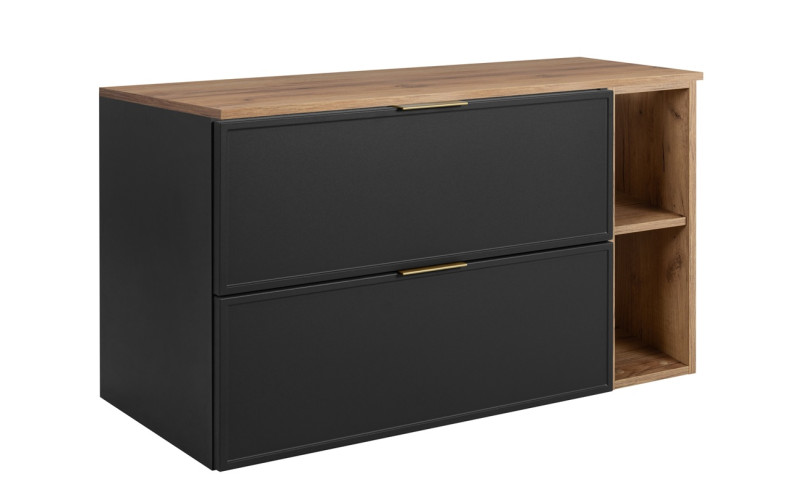 SLIM tmavosivá G100DC závesná skrinka pod umývadlo 100 cm SLIM tmavosivá G100DC závesná skrinka pod umývadlo 100 cm