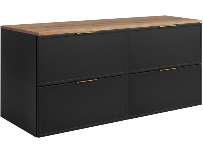 SLIM tmavosivá G120DC závesná skrinka pod umývadlo 120 cm SLIM tmavosivá G120DC závesná skrinka pod umývadlo 120 cm