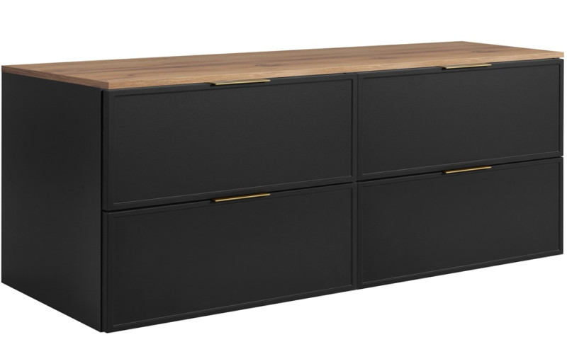 SLIM tmavosivá G160DC závesná skrinka pod umývadlo 160 cm SLIM tmavosivá G160DC závesná skrinka pod umývadlo 160 cm