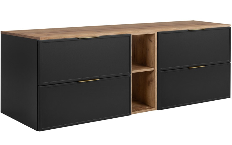 SLIM tmavosivá G180DC závesná skrinka pod umývadlo 180 cm SLIM tmavosivá G180DC závesná skrinka pod umývadlo 180 cm