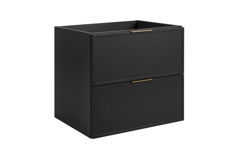 SLIM tmavosivá G60 závesná skrinka pod umývadlo 60 cm