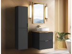 SLIM tmavosivá G140DC závesná skrinka pod umývadlo 140 cm SLIM tmavosivá G140DC závesná skrinka pod umývadlo 140 cm