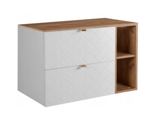 TREND biely matný W100DC závesná skrinka pod umývadlo 100 cm TREND biely matný W100DC závesná skrinka pod umývadlo 100 cm
