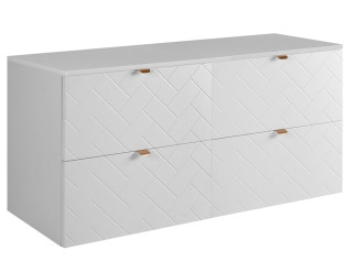 TREND biely matný W120DW závesná skrinka pod umývadlo 120 cm TREND biely matný W120DW závesná skrinka pod umývadlo 120 cm