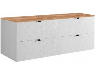 TREND biely matný W160DC závesná skrinka pod umývadlo 160 cm TREND biely matný W160DC závesná skrinka pod umývadlo 160 cm