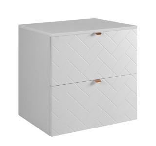 TREND biely matný W60DW závesná skrinka pod umývadlo 60 cm