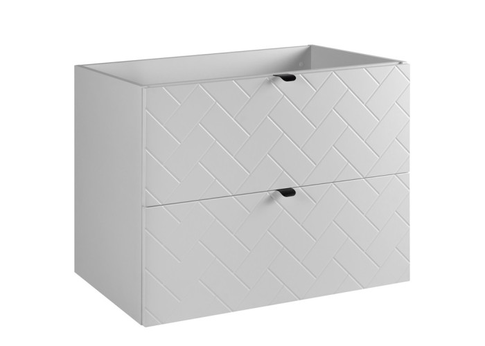 TREND biely matný W80 závesná skrinka pod umývadlo 80 cm